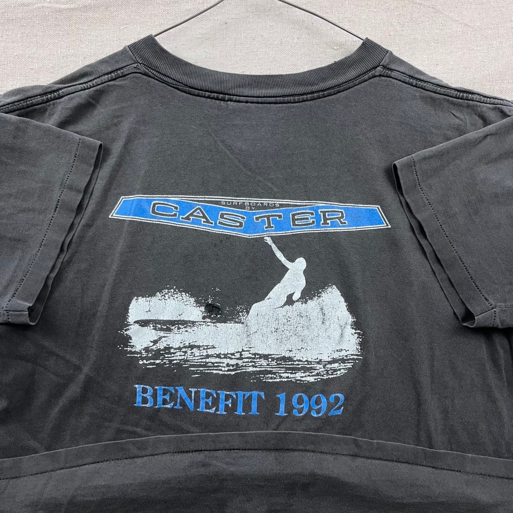 Vintage 92 Caster Surfboards Windansea Single‎ Stitch Oneita T-Shirt XL Black